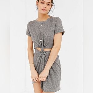 Honey Punch Cut Out Knot Front Mini Dress